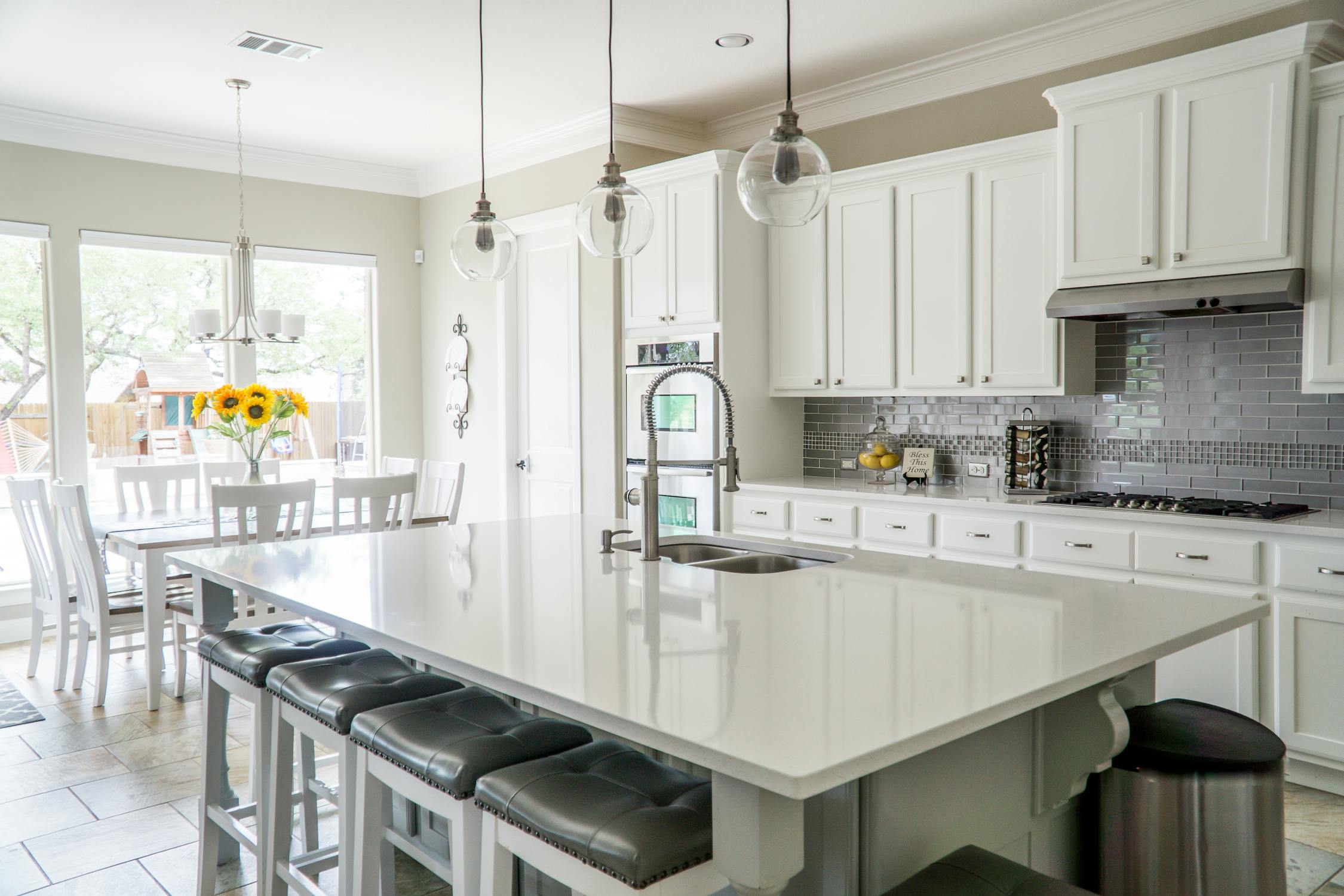 Modern kitchen renovation featuring open concept design and sustainable materials