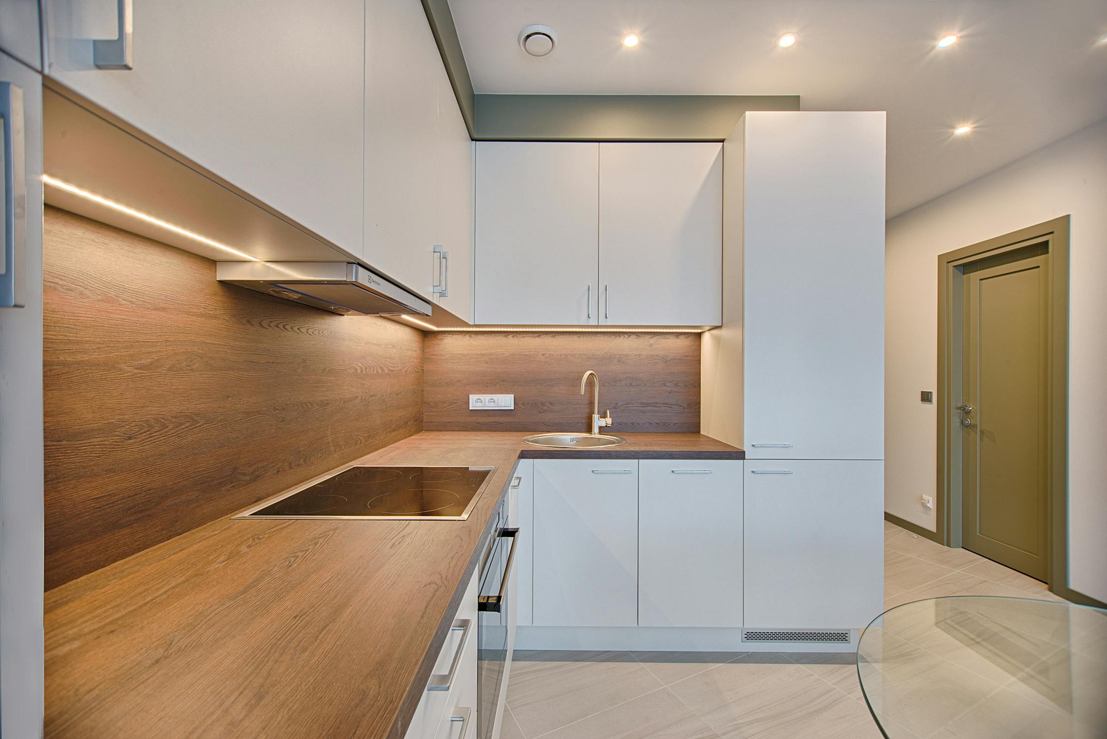 Open concept living space with multifunctional areas